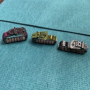 Set of 3 bracelets. Stretches to fit.